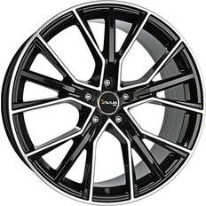 20" - Black Car Rims Avus Alufelge af18 fur bmw x5 9x20 5x112 black polished l23