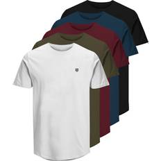 Jack & Jones PREMIUM 5er-Set T-Shirts Brody 12190468 Bunt Regular Fit