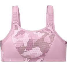 Glamorise Custom Control Sports Bra - Pink Camo Print