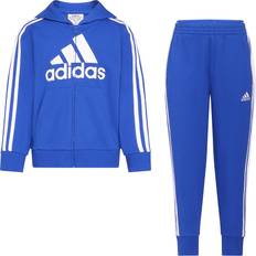 Tracksuits Children's Clothing adidas Boys 4-7 French Terry Hooded Jacket & Pants Set, Boy's, Brt Blue