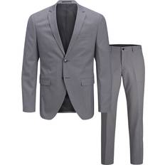 Lange Ärmel Anzüge Jack & Jones Franco Slim Fit Suit - Grey/Light Grey Melange