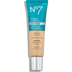No7 Foundations No7 Protect & Perfect ADVANCED All in One Foundation 10 Deeply Honey