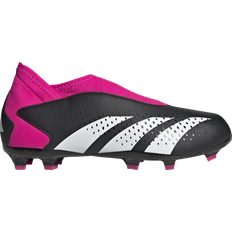 adidas Junior Predator Accuracy.3 FG Cleats - Core Black/Cloud White /Team Shock Pink 2