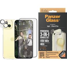 Apple iPhone 15 Plus Handyhüllen PanzerGlass 3-in-1 Protection Pack for iPhone 15 Plus