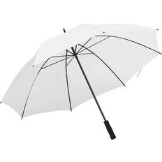 Hvite Paraplyer vidaXL Paraply hvit 130 cm