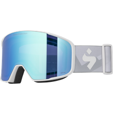 Sweet Protection Skibriller Sweet Protection Boondock RIG Reflect Skibrille Satin White RIG Aquamarine Scheibe