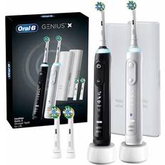 Oral b electric toothbrush 2 pack Oral-B genius x rechargeable toothbrushes 2-pack