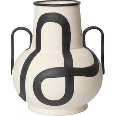 Mit Griff Vasen Ferm Living Trace Off-white Vase 37.5cm