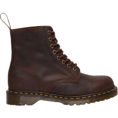 Dr martens pascal boots Dr. Martens 1460 Pascal Waxed - Chestnut Brown