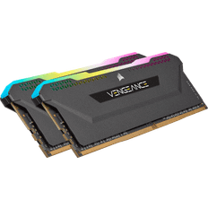 32 GB - 3200 MHz - DDR4 RAM minne Corsair Vengeance RGB Pro SL Black DDR4 3200MHz 2x16GB (CMH32GX4M2E3200C16)