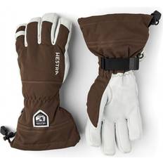 Hansker & Votter Hestra Army Leather Heli Ski 5-Finger Gloves - Espresso