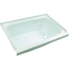 Floor Drains Lippert 24" x 36" RH Drain Tub White ABS Plastic Multicolor