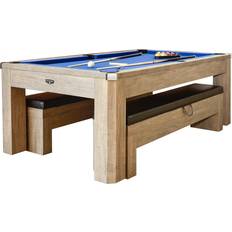 Pool table table combo Hathaway Newport 7ft Pool Table Combo Set with Benches
