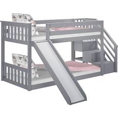 Bunk Beds Max & Lily Stairs and Slide Bunk Bed