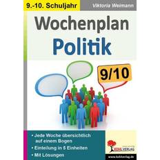 Woche Kalender Wochenplan Politik 9-10: Jede