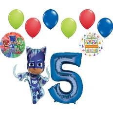 Mayflower PJ Masks Catboy 5th Birthday Party Supplies Balloon Bouquet Decorations