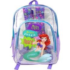 Fast Forward Disney The Little Mermaid Transparent 16" Backpack