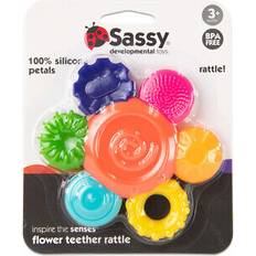 Sassy Rattles Sassy rattle teether flower