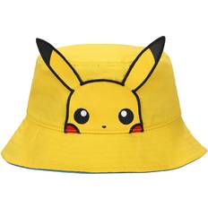 Headgear Pokemon Pikachu Cosplay Bucket Hat yellow