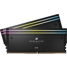 64 GB - DDR5 RAM minne Corsair Dominator Titanium RGB Grey DDR5 6000MHz 2x32GB (CMP64GX5M2B6000Z30)
