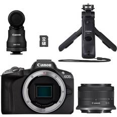 Canon DSLR Cameras Canon EOS R50 + RF-S 18-45mm F4.5-6.3 IS STM + Creator Kit