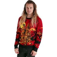 Skeletons Costumes Fun Adult Haunted House Halloween Sweater