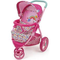 Dolls & Doll Houses Baby Alive Pink And Rainbow Doll Jogging Stroller Multi Multi