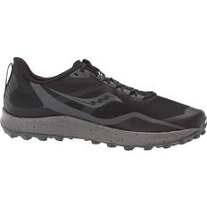 Nylon Running Shoes Saucony Peregrine 12 M - Black/Charcoal