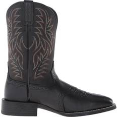 Riding Shoes on sale Ariat Sport Wide Square Toe Western Boot M - Black Deertan