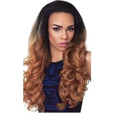 Synthetic Hair Half Wig Quick Weave Stunna 1B Off Black