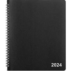 Staples Calendars Staples 2024 7 Monthly Planner, Black ST52183-24