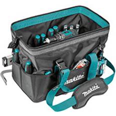 Makita E-15431 Reinforced, tool bag with frame, widened opening