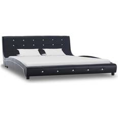 vidaXL Bed with Memory Foam Mattress 69.5cm Bettrahmen 160x200cm
