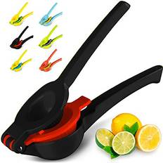 Zulay Kitchen 2-In-1 Lemon Lime Squeezer Max Extraction Juice Press