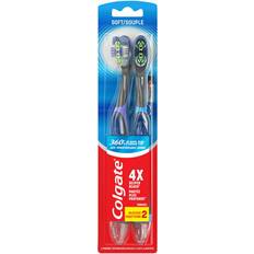 Electric Toothbrushes Colgate 360 Total Advanced Floss-Tip Sonic Powered Vibrating Toothbrush Soft 2ct