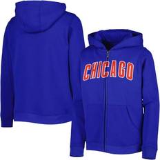 Outerstuff Major League Baseball Jackets & Sweaters Outerstuff Youth Royal Chicago Cubs Wordmark Full-Zip Fleece Hoodie