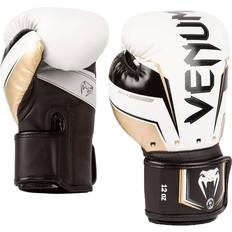 Gloves Venum Elite Boxing Gloves White/Gold 12oz