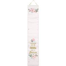 Height Charts Pearhead 'Though She Be Little She is Fierce' Growth Chart, Floral, Measuring