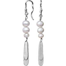 Maanesten Smilla Earrings - Silver/Pearls