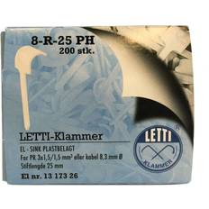 Elektriske artikler Letti Klammer 8-R-25 PR3X1,5 200PK