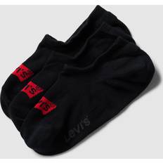 Levi's Underwear Levi's Mens Pack High Rise Batwing Logo Sock in Black Fabric 9-11