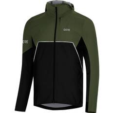 Polyamid Jacken Gorewear Herren Thermo Fahrrad-Jacke, Black/Utility