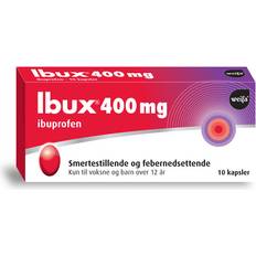 Ibuprofen Reseptfrie legemidler Ibux Kapsler 400 mg