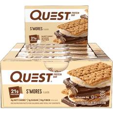 Sugar Free Food & Drinks Quest Nutrition Protein Bar S'Mores 60g 12