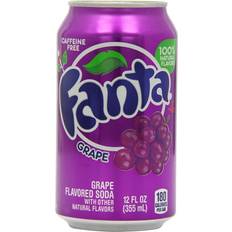 Fanta Grape Soda Can 12fl oz 12