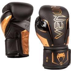 Gloves Venum Elite Boxing Gloves Black/Bronze 16oz