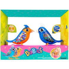 Silverlit Toys Silverlit Digibirds Twin Pack, Interactive, Animated Electronic pet with Sounds and Record & Playback, Sings, Head Turns