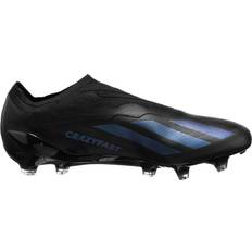 Slip-On Soccer Shoes adidas X Crazyfast.1 LL FG - Core Black