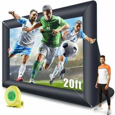 Projector Screens Vevor 20 ft inflatable movie screen inflatable projector screen outdoor theater