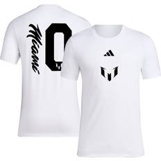 Adidas T-shirts adidas Messi Tee White Mens